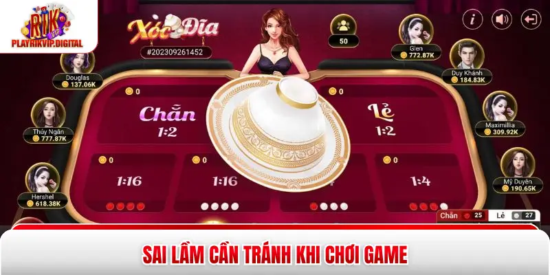 Sai lầm cần tránh khi chơi game