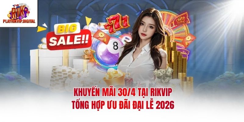 Khuyến Mãi 30/4 Tại Rikvip | Tổng Hợp Ưu Đãi Đại Lễ 2026 Khuyến Mãi 30/4 Tại Rikvip | Tổng Hợp Ưu Đãi Đại Lễ 2026